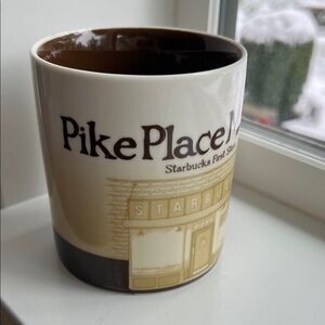 Starbucks Pike Place Mug - Cream and Brown
